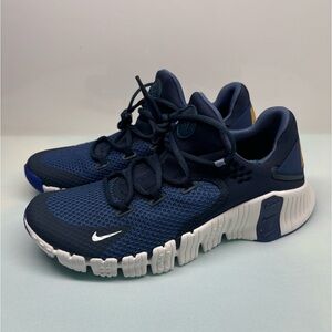 Nike Free Metcon 4 Armory Navy Gold Women’s size 10